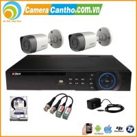 Bộ 02 Camera Thân AHD 1.3 MP