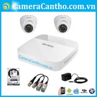 Bộ 02 Camera Dome AHD 1.0 MP