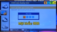 Mật khẩu đầu thu DVB T2