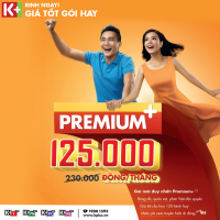 K+ Chỉ Còn 1 Gói Kênh Premium+ Duy Nhất